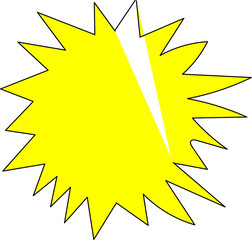 Colorful Doodle Art PNG | Free Abstract Starburst Shapes Transparent Background