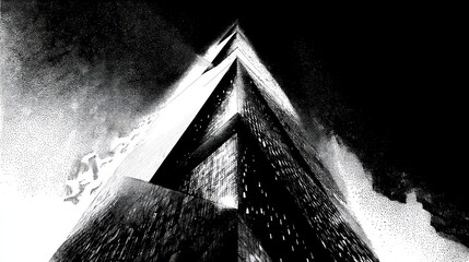 Fototapeta premium Abstract architectural structure