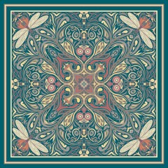 Elegant Pink Paisley Pattern for Bandana