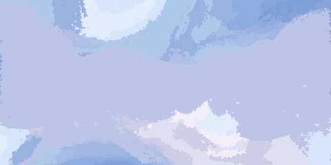 Soft abstract watercolor background with blended pastel blue and lavender washes and textured edges