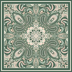 Elegant Pink Paisley Pattern for Bandana