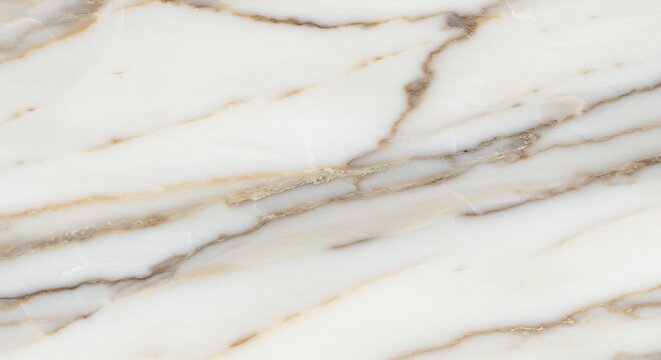 Marmo bianco elegante venature oro delicate luce soffusa. AI Generated