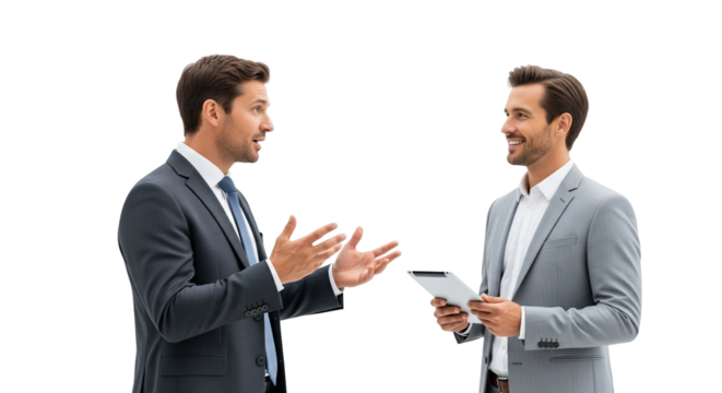 business people working and tablet on hands - Powered by Adobe