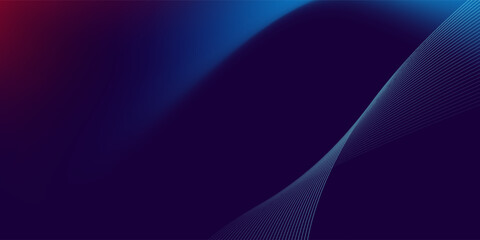 Blue purple red gradient mesh abstract background with wavy blended lines nice for wallpaper or banner smooth vector