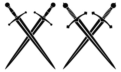two crossed swords