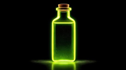 Glowing Green Glass Bottle with Cork

Category Graphic Resources