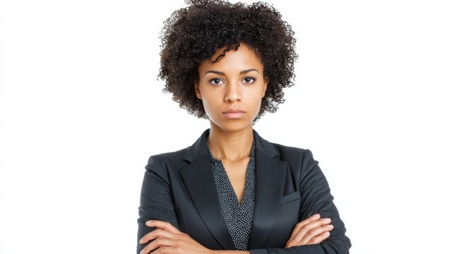 Confident woman, empowering portrait of female strength and independence strong.