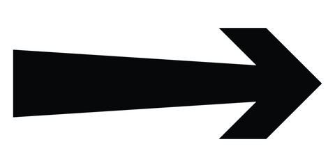 PNG Red Arrow Icon: A bold, red arrow icon pointing to the right, symbolizing direction, guidance, and movement isolated on a transparent : A bold, red arrow icon pointing. eps 10