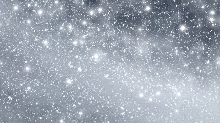 Fototapeta premium Beautiful Snowflakes Falling in a Magical Winter Wonderland Scene