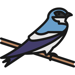 bird icon clipart avatar logotype isolated illustration