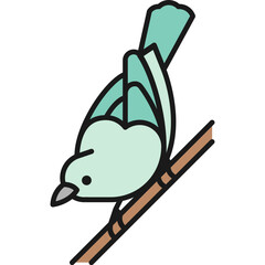 bird icon clipart avatar logotype isolated illustration