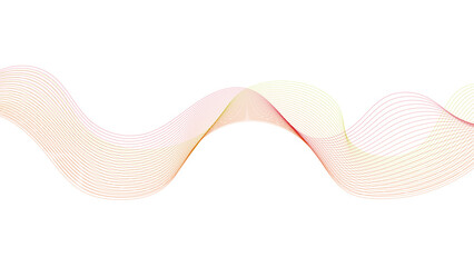 Abstract Colorful Flowing Wave Line Background