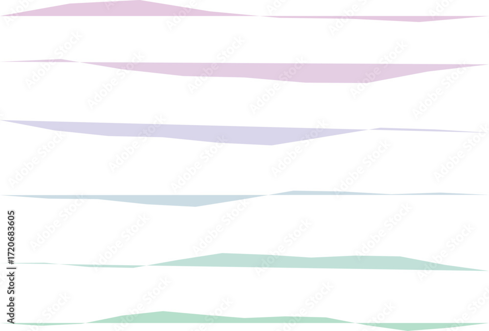 Aufkleber abstract pastel colored horizontal waves background | simple minimalist design for website headers, 