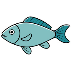 fish on a white background