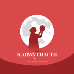 Obraz na płótnie Canvas Karwa Chauth new design