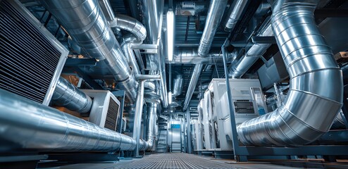 Air system cooling pipe