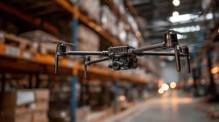 Autonomous indoor drones inspect high ceilings, vents, or warehouse shelving with AI guidance, reducing risks and providing real-time visuals for maintenance and inventory checks.