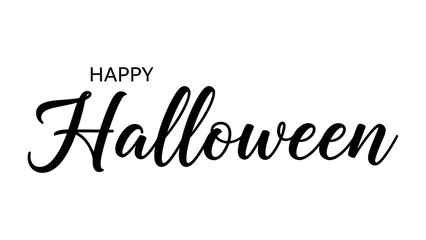 Happy Halloween wishes: A festive Halloween design, showcasing the words Happy Halloween in elegant script, ideal for Halloween-themed projects and events, carrying the essence of joy, and fright.