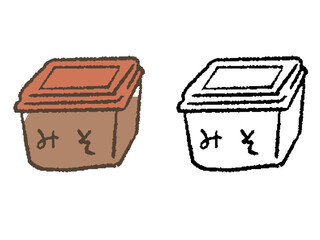 手描きのみそ