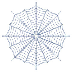 Obraz premium Intricate Spider Web Design with Radial Structure