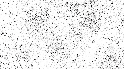 Dirty or dust film grain speck grit grunge overlay on grain dot Speckled gritty noise grain pattern overlay. Rough distress grunge black paper gradient.