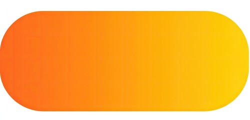 A smooth, rounded, horizontal rectangle with a vibrant gradient from orange to gold-yellow