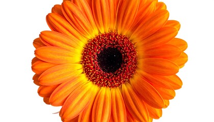 Close-up of an orange gerbera