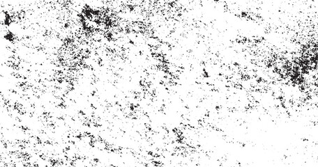 Black grainy texture isolated on transparent background. Distress overlay textured Speckle grain dot white paper noise texture distress effect vector illustration pattern background. 