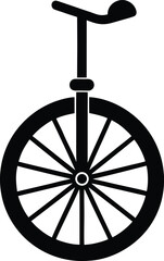 Unicycle Silhouette Vector Art Illustration © DesignConcepts