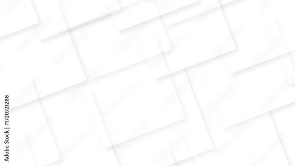 Aufkleber white and colorful tiles floor tiles vector design abstract 3d layers box, abstract white tile patte