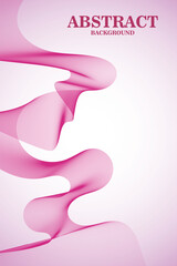 Abstract flowing shapes with smooth colorful gradient