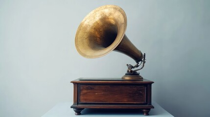 Vintage Gramophone: A Relic of the Past's Melodies