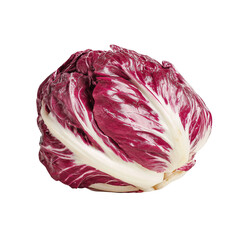 Obraz premium Deep red and white leafy vegetable