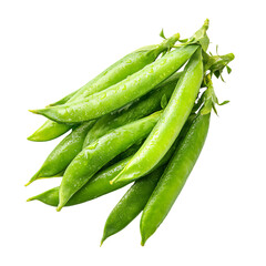 Fresh green peas clustered, wet (1)