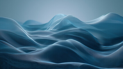 Obraz premium blue silk background