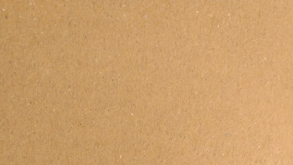 Background of brown kraft paper or cardboard texture. Abstract pattern of beige rough carton, old paper sheet, parchment or papyrus surface, vector realistic illustration