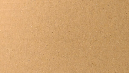 Background of brown kraft paper or cardboard texture. Abstract pattern of beige rough carton, old paper sheet, parchment or papyrus surface, vector realistic illustration