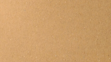 Background of brown kraft paper or cardboard texture. Abstract pattern of beige rough carton, old paper sheet, parchment or papyrus surface, vector realistic illustration