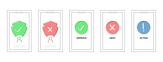 App Error, Warning & Success Doodle Screens UI Screens Pack