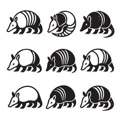 A striped snail with a black and white shell pattern is an amazing cartoon vector illustration