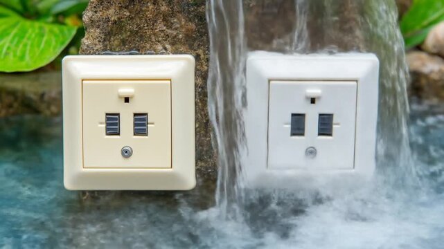Water resistant electrical outlets
