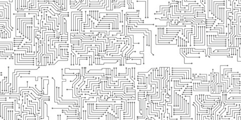 Seamless circuit board.