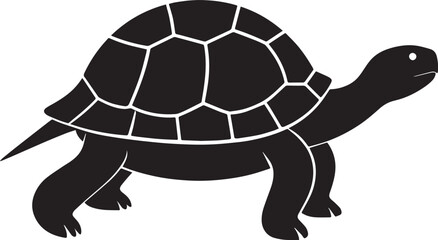  Wild Tortoise Silhouette Vector Illustration