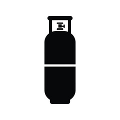 Lpg gas cylinder icon propane fuel tank energy supply vector illustration vector