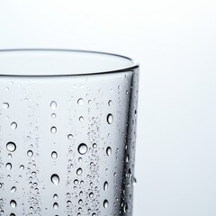 Glass of water with transparent background
