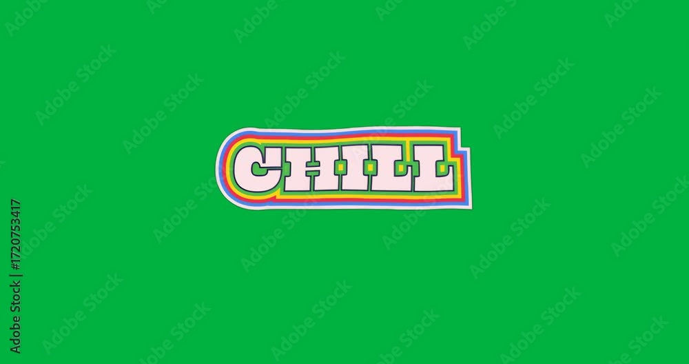 Poster multi-layered typographic wordmark floating on transparent canvas showcasing digital design concept