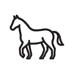 A black silhouette of Creative cartoon animal logo 