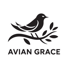 Elegant Avian Logo Design for Branding