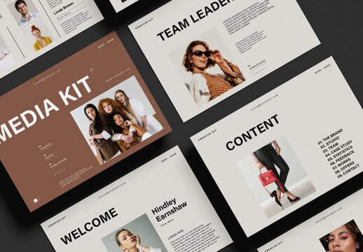 Media Kit Template Layout