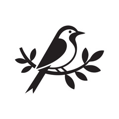 Simple Wildlife Symbol for Branding and Design